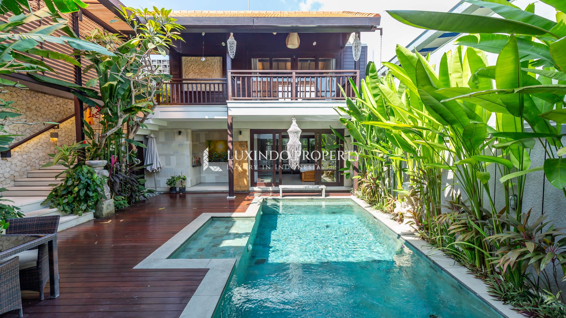 SANUR - 2BR VILLA WITH POOL & VERSATILE UPPER FLOOR FOR YEARLY RENT (RV480)